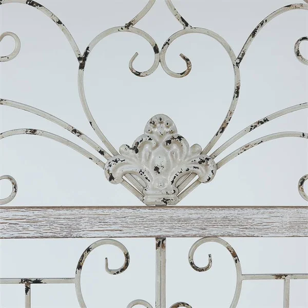 Luxen Home Metal Window Scroll Wall Decor
