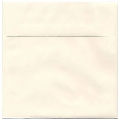 Jam 6.5 x 6.5 Square Invitation Envelopes - Natural White, 100/Pack