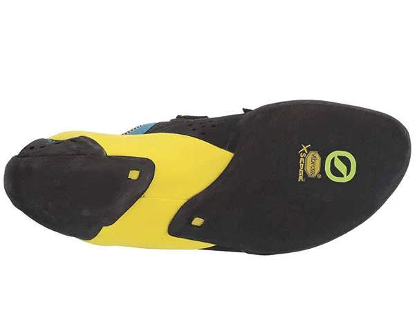 Scarpa Men's Vapor V Climbing Shoe - 45 - Ocean/Yellow