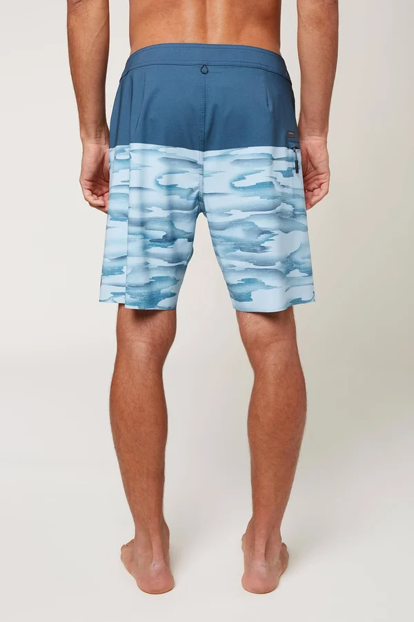 O&Neill Hyperfreak Nomad 19x22 Boardshorts Men's Light Blue - 34