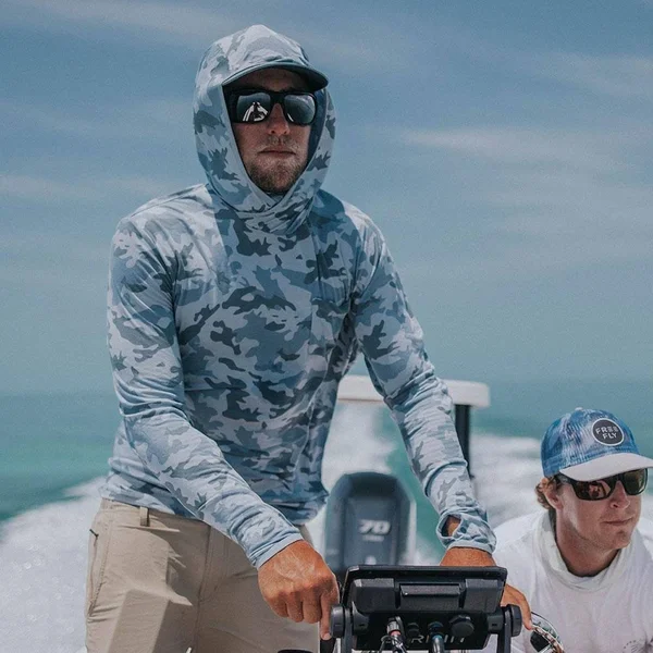 Free Fly Men's Bamboo Lightweight Hoody - Water Camo - 2XL