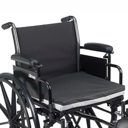 Drive Medical Gel-U-Seat Lite General Use Gel Cushion with Stretch Cover 18x22L x 24x22W