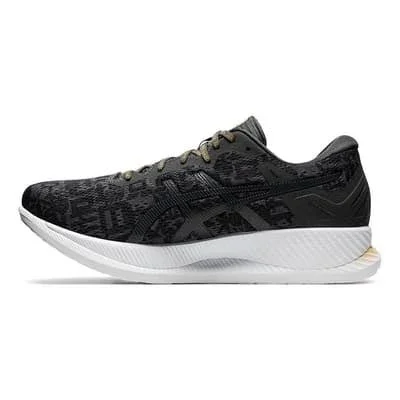 Asics GlideRide Running Shoes Black Yellow White - 44.5
