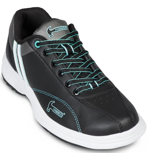 Hammer Women's Vixen Right Hand Bowling Shoes, Black/Mint