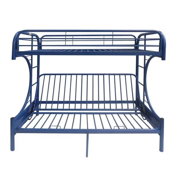 Twin XL/Queen Eclipse Kids Futon Bunk Bed Blue - Acme Furniture