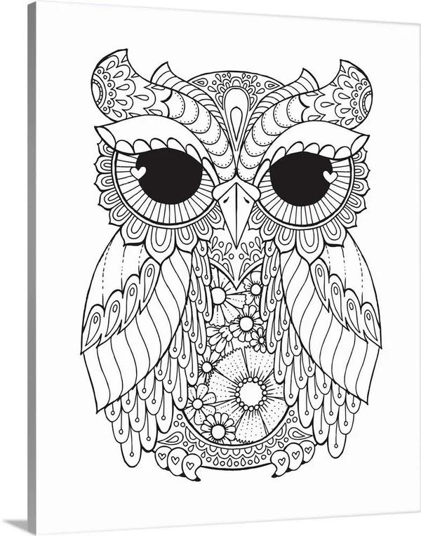 Owl III, Canvas Wall Art Print, Great Big Canvas, 24x30