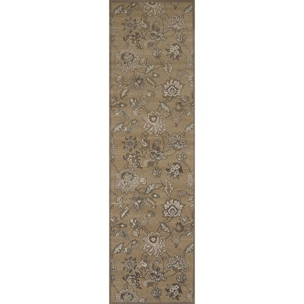 Admire Home Living Plaza Floral Area Rug - 5&3, Brown