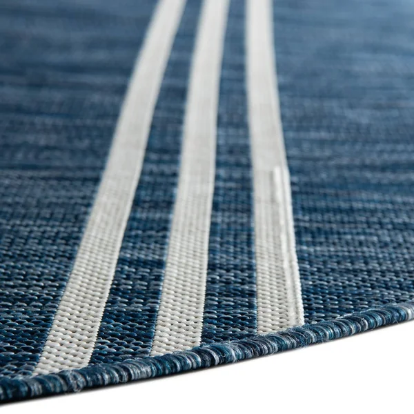 Jill Zarin Outdoor Anguilla 4& x 4& Round Area Rug - Blue