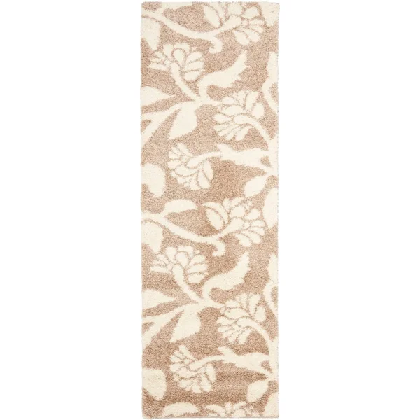 Safavieh Florida Shag Smoke & Beige 2&-3x22 x 11& Rug