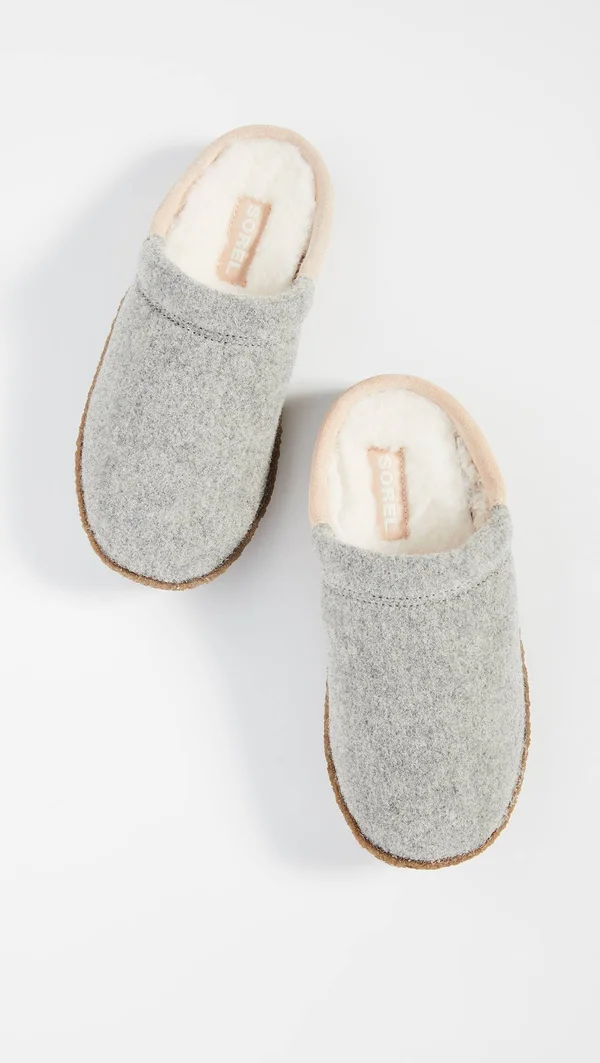 SOREL Nakiska Scuff Women's Slippers Natural Tan : 11 B