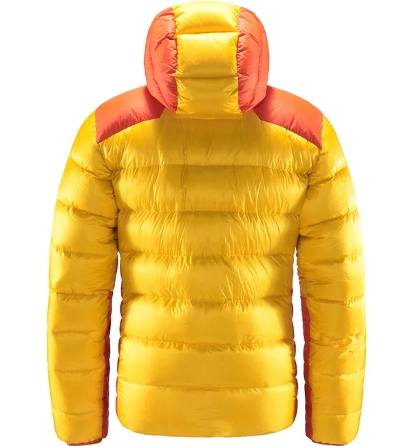 Haglofs Mojo Down Hood Men - Pumpkin Yellow/Habanero - Down Jackets L