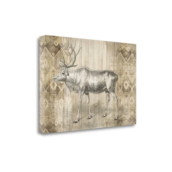 Tangletown Fine Art 26x22 x 39x22 Natural History Lodge IX by Wild Apple Portfolio Gallery Wrap Canvas