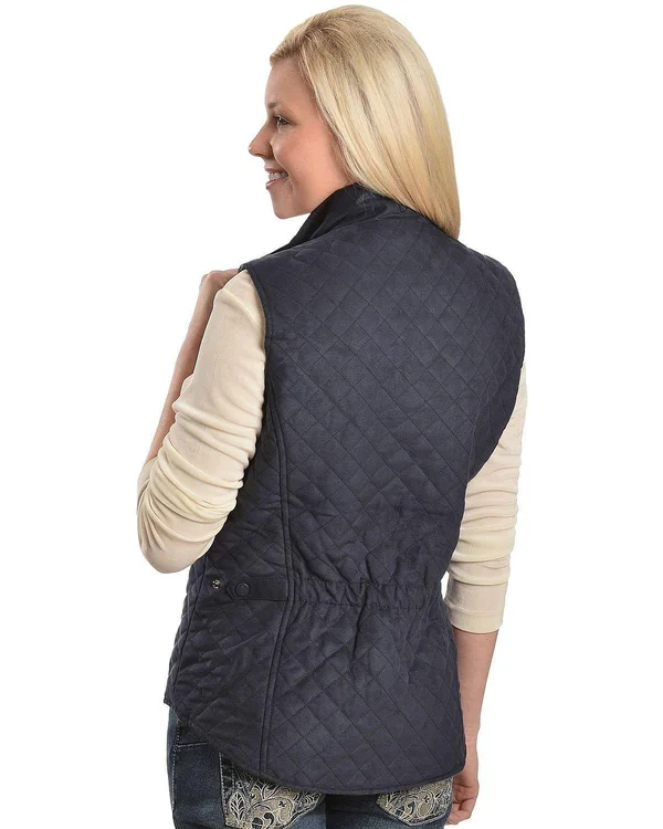 Outback Trading Grand Prix Quilted Vest 3X Navy