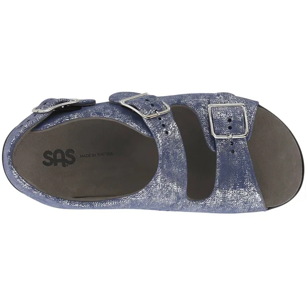 SAS Relaxed (Silver/Blue) Women's Shoes