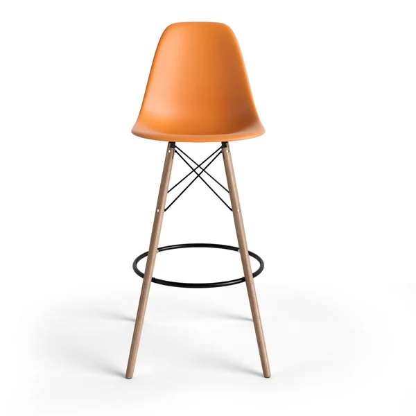 Aeon Furniture Modern Classic Paris Barstool - Set of 2 - Orange