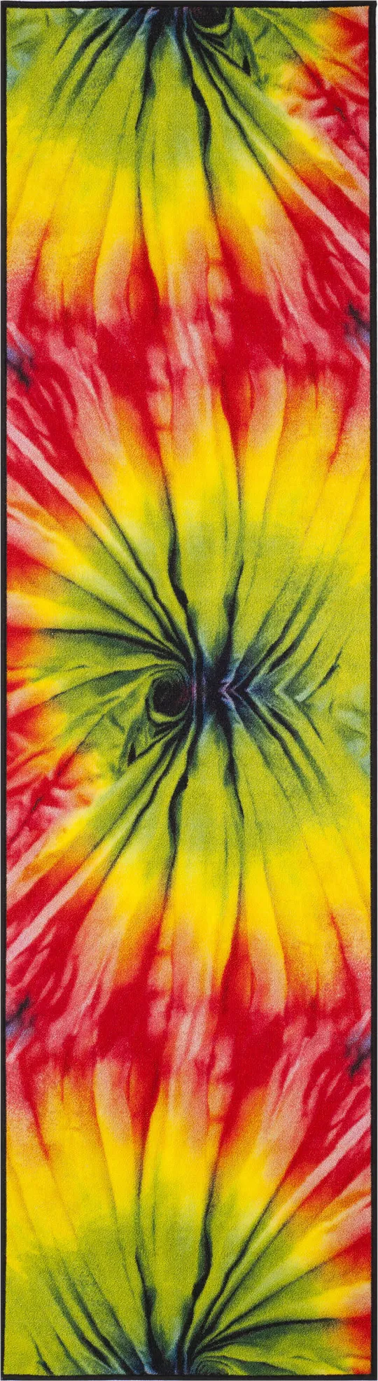 Safavieh Paint Brush PTB124A 5&1x22 x 7&6x22 Fuchsia - Yellow Area Rug