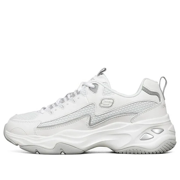 Skechers D&lites 4.0 Chunky Sneakers/Shoes 149491-WHT (US Size 8)