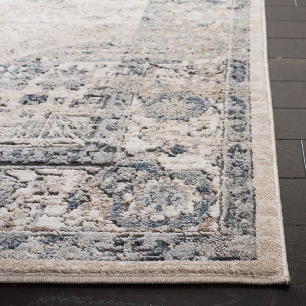Safavieh Oregon Rug Collection ORE868A - Ivory - Blue - 4& x 6&