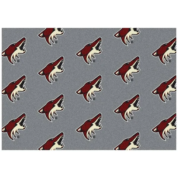 Milliken Arizona Coyotes NHL Team Repeat Area Rug, 7&8x22 by 10&9x22