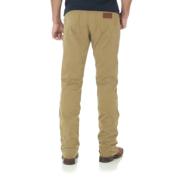 Wrangler Mens Retro Slim Fit Straight Cut Pants Acorn 32-38