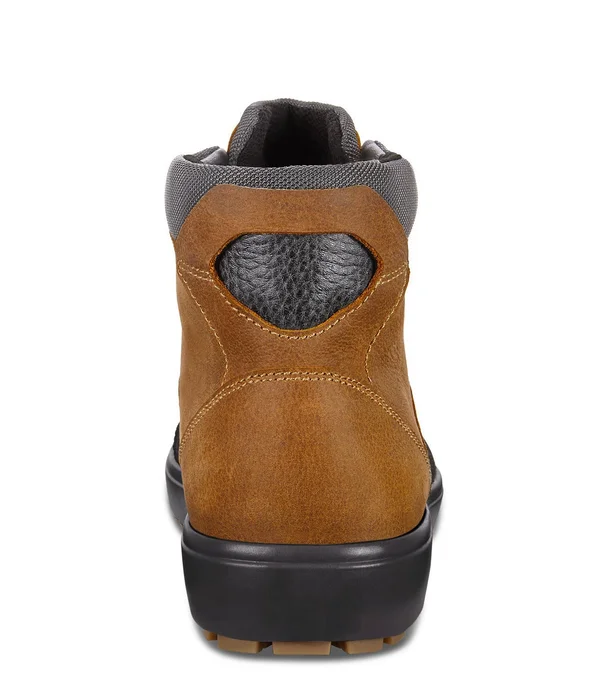 Ecco Men's Soft 7 Tred Terrain Mid Boots - Black-Amber in Size 47