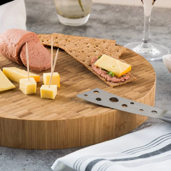 American Metalcraft B12 - 12x22 Bamboo Butcher Block Serving Board