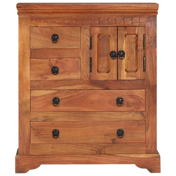 vidaXL Sideboard 24.4x22x11.8x22x29.5x22 Solid Acacia Wood