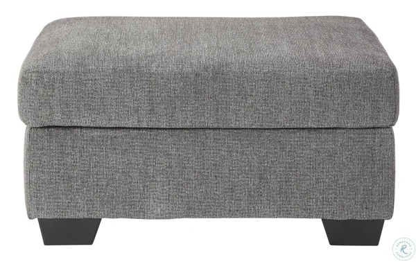 Dalhart - Charcoal - Oversized Accent Ottoman