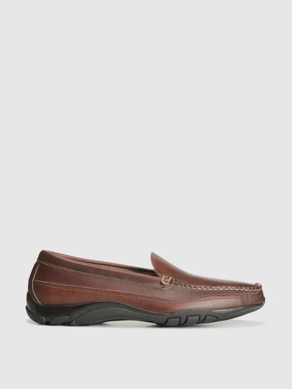 Allen Edmonds Boulder Brown Leather, Men's, Size: 7.5 Wide