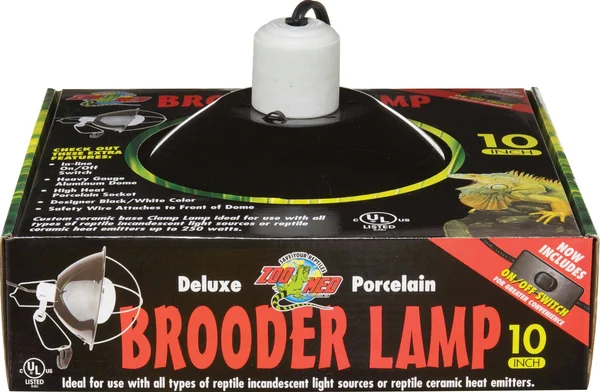 Zoo Med Deluxe Porcelain Clamp Lamp - 10x22