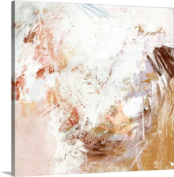 Blush & Umber II, Canvas Wall Art, 20x20, Great Big Canvas