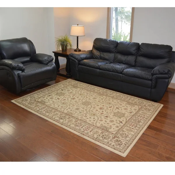 Concord Jewel Voysey Rug Black
