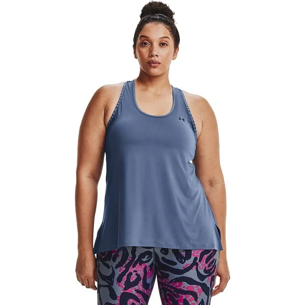 Plus Size Under Armour Knockout Tank - Women's, Size: 3XL, Blue