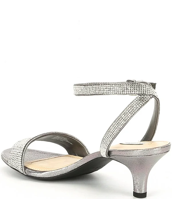 Alex Marie Nallie Shimmer Banded Sandals - Womens, 8.5M, Black - Dillard&s Exclusive