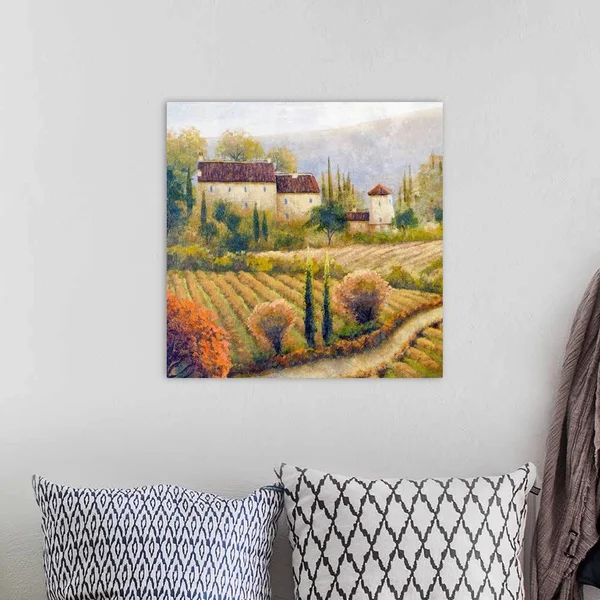 Tuscany Vineyard I, Canvas Wall Art, 20x20, Great Big Canvas