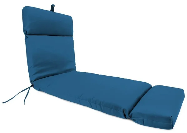 Outdoor French Edge Chaise Lounge Cushion- Sunbrella Cavas Regatta Glen Raven - Jordan Manufacturing 9552PK1-3740H