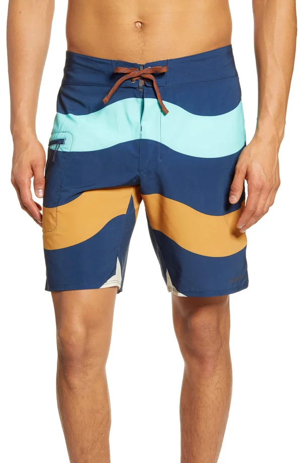 Patagonia Stretch Planing 19x22 Boardshort - Men's 38 Rugby Breakup: Saffron