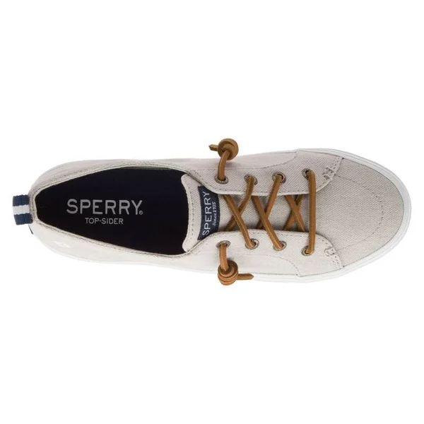 Women's Sperry Crest Vibe Linen Sneakers - Oat, Size 8 1/2
