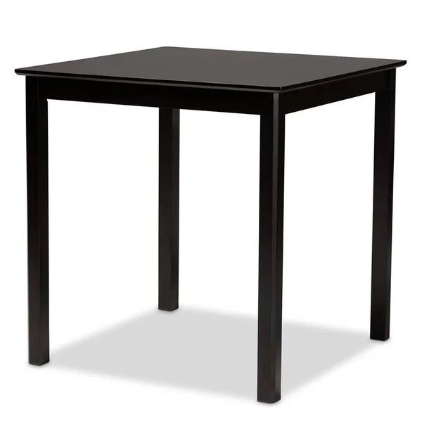 Bowery Hill Two-Tone Dark Brown and Walnut Brown Finished Wood 5-Piece Pub Set