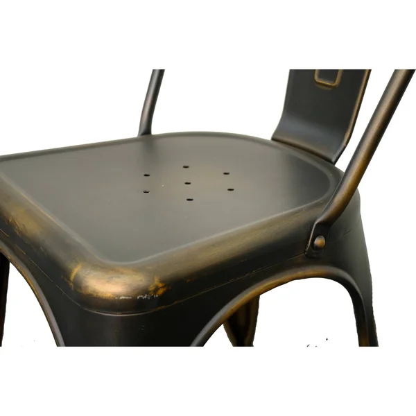 Metropolis Metal Side Chair, Set of 4, Frosted White
