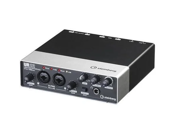 Steinberg UR22 USB 2.0 Audio Interface with Cubase AI DAW (free download)