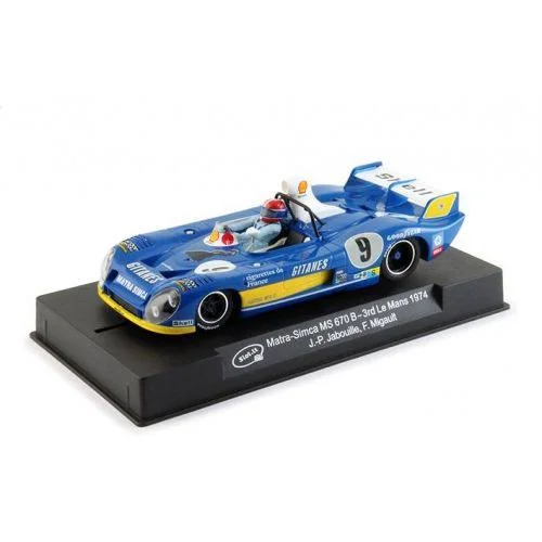 Slot.it Matra-Simca MS 670 B 3rd Le Mans 1974 #9 Performance Slot Car (1:32 Scale)