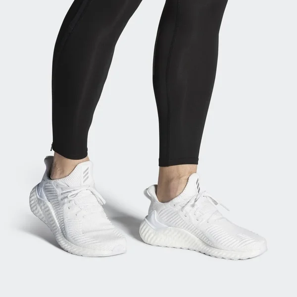 Adidas Alphaboost Shoes White 9.5 - Mens Running Shoes