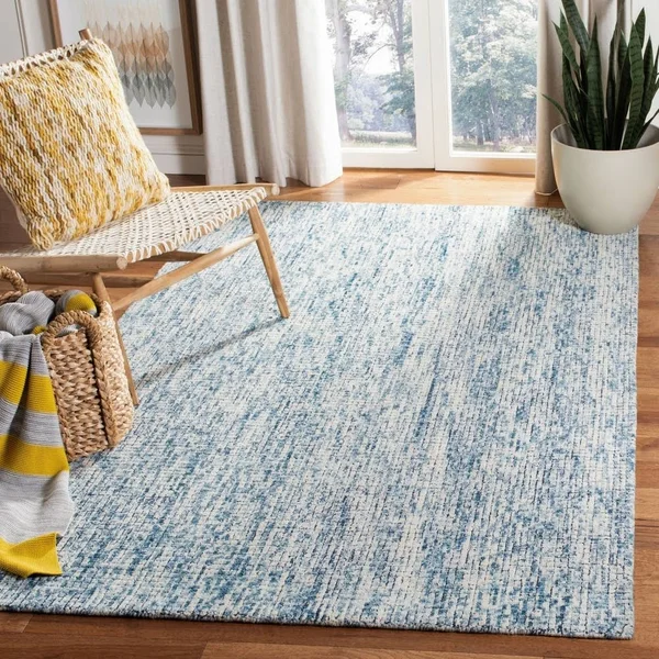 Safavieh 2&-3x22 x 8& Abstract ABT473U Ivory, Pink Rug