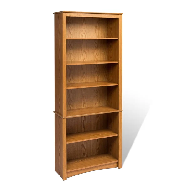 Prepac 6-Shelf Bookcase - Oak