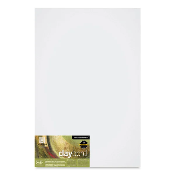 Ampersand Claybord - 20 inch x 30 inch - 1-1/2 inch Cradled