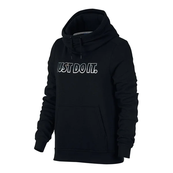 Nike Women's Sportswear Funnel-Neck Hoodie Black
