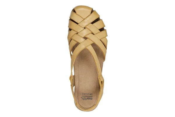 Earth Origins Women's Berri Shoes - Narrow Amber Yellow in Size 8.5