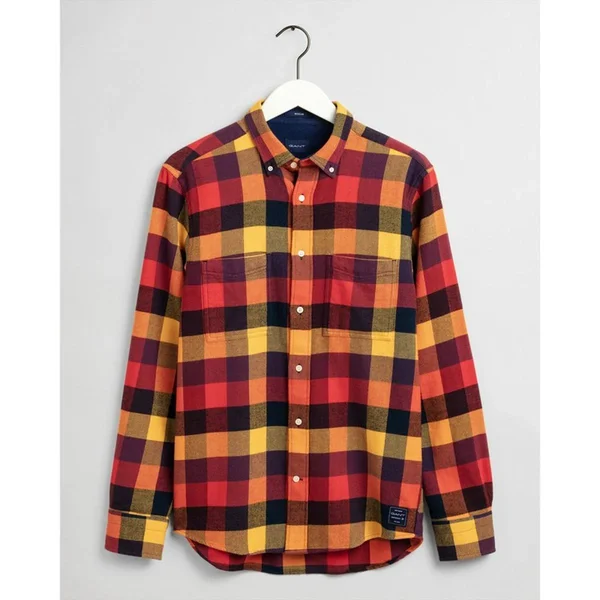 Gant - Plaid Shirt - Male - XXL - Multicoloured - Cotton/Flannel