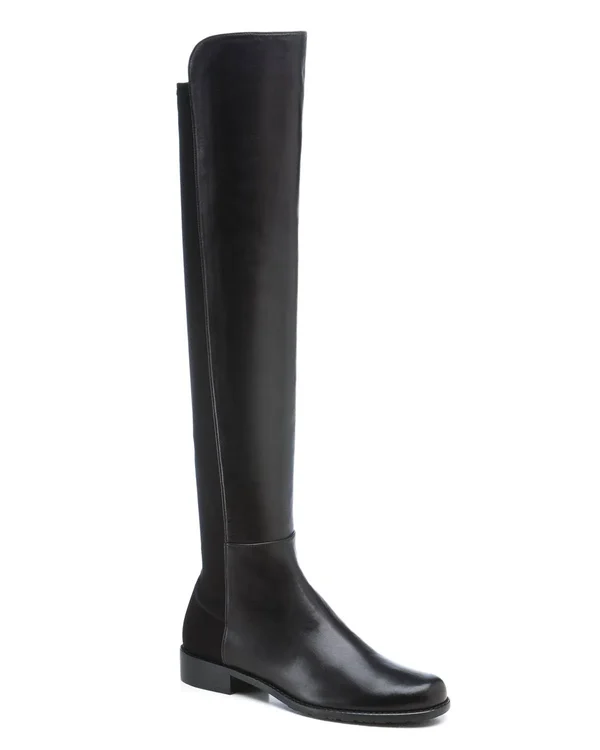 Stuart Weitzman Women's 5050 Suede Over-The-Knee Boot - Size: 10, Black